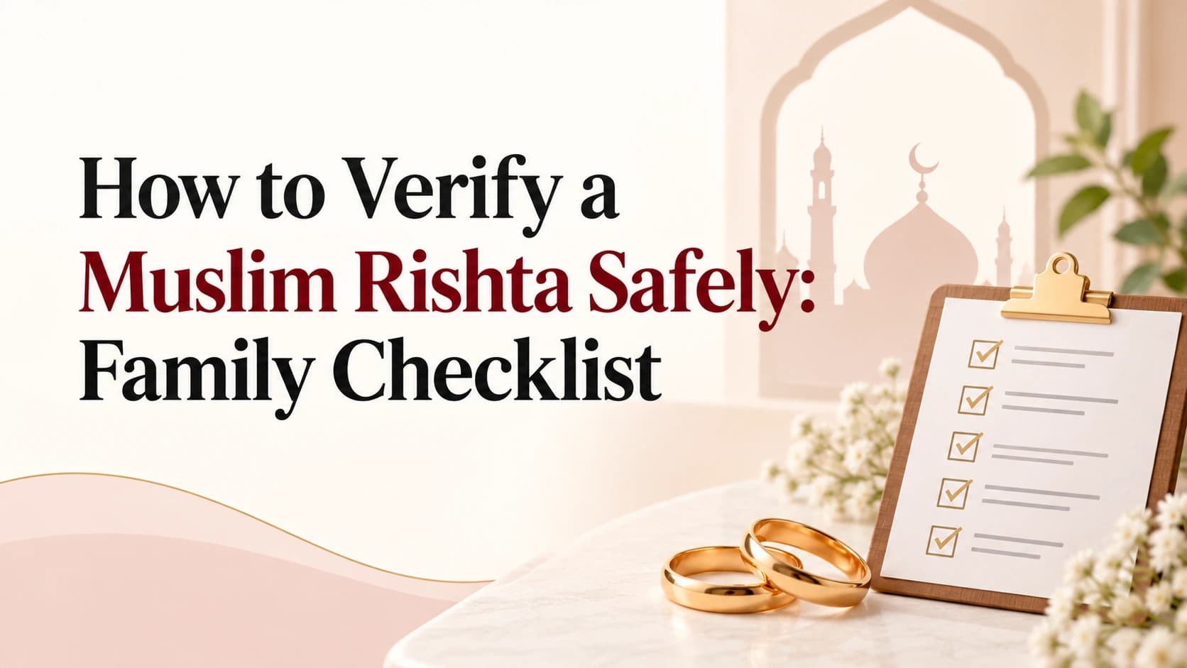 Parents checking documents and details for a Muslim rishta